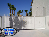 Iron gates, Iron gates Las Vegas, Security gates, Security screens, Security doors, Courtyard gates, Iron fence, Metal gate