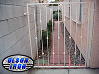 Iron gates, Iron gates Las Vegas, Security gates, Security screens, Security doors, Courtyard gates, Iron fence, Metal gate