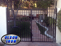 Iron gates, Iron gates Las Vegas, Security gates, Security screens, Security doors, Courtyard gates, Iron fence, Metal gate
