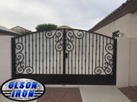 Iron gates, Iron gates Las Vegas, Security gates, Security screens, Security doors, Courtyard gates, Iron fence, Metal gate
