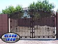 Iron gates, Iron gates Las Vegas, Security gates, Security screens, Security doors, Courtyard gates, Iron fence, Metal gate