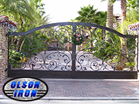 Iron gates, Iron gates Las Vegas, Security gates, Security screens, Security doors, Courtyard gates, Iron fence, Metal gate
