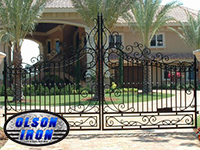 Iron gates, Iron gates Las Vegas, Security gates, Security screens, Security doors, Courtyard gates, Iron fence, Metal gate