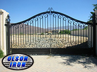Iron gates, Iron gates Las Vegas, Security gates, Security screens, Security doors, Courtyard gates, Iron fence, Metal gate