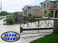 Iron gates, Iron gates Las Vegas, Security gates, Security screens, Security doors, Courtyard gates, Iron fence, Metal gate