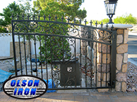 Iron gates, Iron gates Las Vegas, Security gates, Security screens, Security doors, Courtyard gates, Iron fence, Metal gate