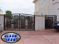 Iron gates, Iron gates Las Vegas, Security gates, Security screens, Security doors, Courtyard gates, Iron fence, Metal gate