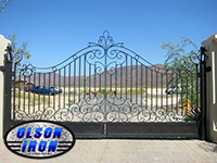 Iron gates, Iron gates Las Vegas, Security gates, Security screens, Security doors, Courtyard gates, Iron fence, Metal gate