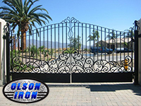 Iron gates, Iron gates Las Vegas, Security gates, Security screens, Security doors, Courtyard gates, Iron fence, Metal gate