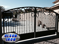 Iron gates, Iron gates Las Vegas, Security gates, Security screens, Security doors, Courtyard gates, Iron fence, Metal gate