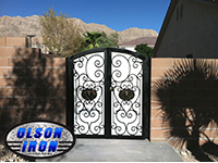 Iron gates, Iron gates Las Vegas, Security gates, Security screens, Security doors, Courtyard gates, Iron fence, Metal gate