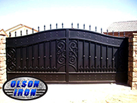 Iron gates, Iron gates Las Vegas, Security gates, Security screens, Security doors, Courtyard gates, Iron fence, Metal gate