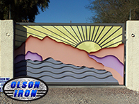 Iron gates, Iron gates Las Vegas, Security gates, Security screens, Security doors, Courtyard gates, Iron fence, Metal gate