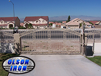Iron gates, Iron gates Las Vegas, Security gates, Security screens, Security doors, Courtyard gates, Iron fence, Metal gate