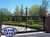 Iron gates, Iron gates Las Vegas, Security gates, Security screens, Security doors, Courtyard gates, Iron fence, Metal gate
