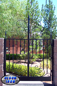 Iron gates, Iron gates Las Vegas, Security gates, Security screens, Security doors, Courtyard gates, Iron fence, Metal gate