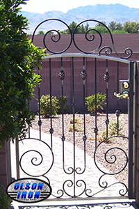Iron gates, Iron gates Las Vegas, Security gates, Security screens, Security doors, Courtyard gates, Iron fence, Metal gate
