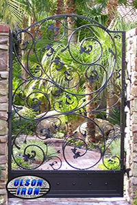 Iron gates, Iron gates Las Vegas, Security gates, Security screens, Security doors, Courtyard gates, Iron fence, Metal gate