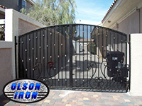 Iron gates, Iron gates Las Vegas, Security gates, Security screens, Security doors, Courtyard gates, Iron fence, Metal gate