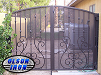 Iron gates, Iron gates Las Vegas, Security gates, Security screens, Security doors, Courtyard gates, Iron fence, Metal gate