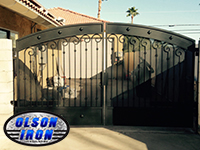 Iron gates, Iron gates Las Vegas, Security gates, Security screens, Security doors, Courtyard gates, Iron fence, Metal gate