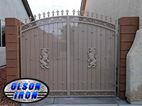 Iron gates, Iron gates Las Vegas, Security gates, Security screens, Security doors, Courtyard gates, Iron fence, Metal gate