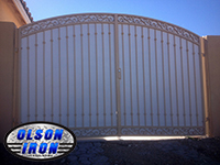 Iron gates, Iron gates Las Vegas, Security gates, Security screens, Security doors, Courtyard gates, Iron fence, Metal gate