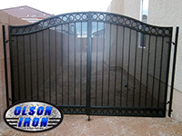 Iron gates, Iron gates Las Vegas, Security gates, Security screens, Security doors, Courtyard gates, Iron fence, Metal gate