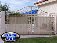 Iron gates, Iron gates Las Vegas, Security gates, Security screens, Security doors, Courtyard gates, Iron fence, Metal gate