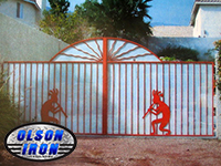 Iron gates, Iron gates Las Vegas, Security gates, Security screens, Security doors, Courtyard gates, Iron fence, Metal gate