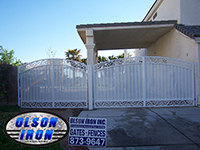 Iron gates, Iron gates Las Vegas, Security gates, Security screens, Security doors, Courtyard gates, Iron fence, Metal gate