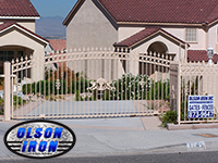 Iron gates, Iron gates Las Vegas, Security gates, Security screens, Security doors, Courtyard gates, Iron fence, Metal gate