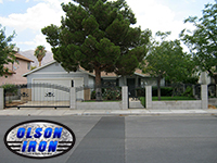 Iron gates, Iron gates Las Vegas, Security gates, Security screens, Security doors, Courtyard gates, Iron fence, Metal gate