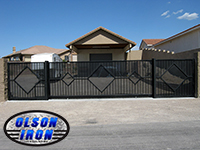 Iron gates, Iron gates Las Vegas, Security gates, Security screens, Security doors, Courtyard gates, Iron fence, Metal gate