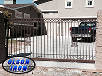 Iron gates, Iron gates Las Vegas, Security gates, Security screens, Security doors, Courtyard gates, Iron fence, Metal gate