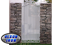 Iron gates, Iron gates Las Vegas, Security gates, Security screens, Security doors, Courtyard gates, Iron fence, Metal gate