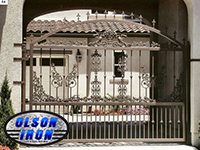 Iron gates, Iron gates Las Vegas, Security gates, Security screens, Security doors, Courtyard gates, Iron fence, Metal gate