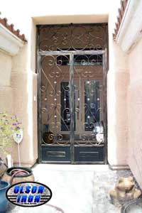 Iron gates, Iron gates Las Vegas, Security gates, Security screens, Security doors, Courtyard gates, Iron fence, Metal gates, Side yard gates, Rv gates, Double gates, Single gates, Driveway gates, Electric gates, Wrought iron gates, Iron works, Stair railing, Iron railings