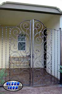 Iron gates, Iron gates Las Vegas, Security gates, Security screens, Security doors, Courtyard gates, Iron fence, Metal gates, Side yard gates, Rv gates, Double gates, Single gates, Driveway gates, Electric gates, Wrought iron gates, Iron works, Stair railing, Iron railings
