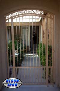 Iron gates, Iron gates Las Vegas, Security gates, Security screens, Security doors, Courtyard gates, Iron fence, Metal gates, Side yard gates, Rv gates, Double gates, Single gates, Driveway gates, Electric gates, Wrought iron gates, Iron works, Stair railing, Iron railings