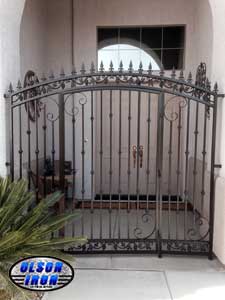 Iron gates, Iron gates Las Vegas, Security gates, Security screens, Security doors, Courtyard gates, Iron fence, Metal gates, Side yard gates, Rv gates, Double gates, Single gates, Driveway gates, Electric gates, Wrought iron gates, Iron works, Stair railing, Iron railings