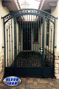 Iron gates, Iron gates Las Vegas, Security gates, Security screens, Security doors, Courtyard gates, Iron fence, Metal gates, Side yard gates, Rv gates, Double gates, Single gates, Driveway gates, Electric gates, Wrought iron gates, Iron works, Stair railing, Iron railings