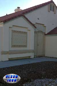 Iron gates, Iron gates Las Vegas, Security gates, Security screens, Security doors, Courtyard gates, Iron fence, Metal gates, Side yard gates, Rv gates, Double gates, Single gates, Driveway gates, Electric gates, Wrought iron gates, Iron works, Stair railing, Iron railings