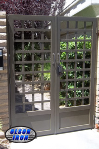 Iron gates, Iron gates Las Vegas, Security gates, Security screens, Security doors, Courtyard gates, Iron fence, Metal gates, Side yard gates, Rv gates, Double gates, Single gates, Driveway gates, Electric gates, Wrought iron gates, Iron works, Stair railing, Iron railings