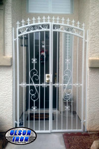 Iron gates, Iron gates Las Vegas, Security gates, Security screens, Security doors, Courtyard gates, Iron fence, Metal gates, Side yard gates, Rv gates, Double gates, Single gates, Driveway gates, Electric gates, Wrought iron gates, Iron works, Stair railing, Iron railings