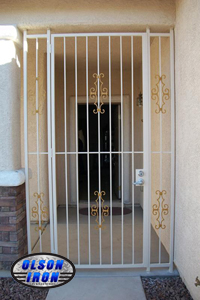 Iron gates, Iron gates Las Vegas, Security gates, Security screens, Security doors, Courtyard gates, Iron fence, Metal gates, Side yard gates, Rv gates, Double gates, Single gates, Driveway gates, Electric gates, Wrought iron gates, Iron works, Stair railing, Iron railings