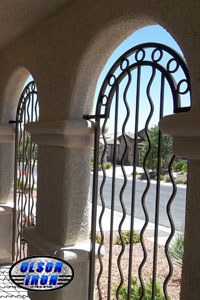 Iron gates, Iron gates Las Vegas, Security gates, Security screens, Security doors, Courtyard gates, Iron fence, Metal gates, Side yard gates, Rv gates, Double gates, Single gates, Driveway gates, Electric gates, Wrought iron gates, Iron works, Stair railing, Iron railings