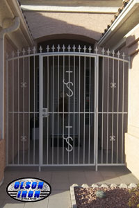 Iron gates, Iron gates Las Vegas, Security gates, Security screens, Security doors, Courtyard gates, Iron fence, Metal gates, Side yard gates, Rv gates, Double gates, Single gates, Driveway gates, Electric gates, Wrought iron gates, Iron works, Stair railing, Iron railings