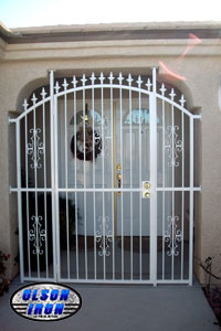 Iron gates, Iron gates Las Vegas, Security gates, Security screens, Security doors, Courtyard gates, Iron fence, Metal gates, Side yard gates, Rv gates, Double gates, Single gates, Driveway gates, Electric gates, Wrought iron gates, Iron works, Stair railing, Iron railings