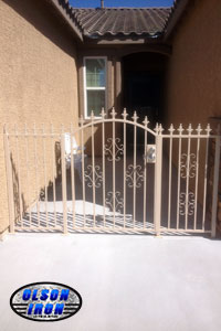 Iron gates, Iron gates Las Vegas, Security gates, Security screens, Security doors, Courtyard gates, Iron fence, Metal gates, Side yard gates, Rv gates, Double gates, Single gates, Driveway gates, Electric gates, Wrought iron gates, Iron works, Stair railing, Iron railings